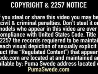 Dom Smoker Puma Swede Pussy Fucks randy sex video Slave Claudia Valentine&excl;