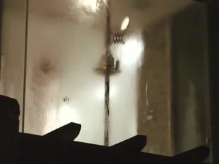 Lisa rubs her pussy in the bathroom and gets lustful film