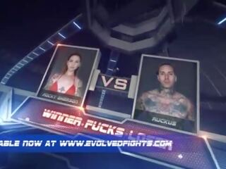 Rocky emerson consigue en un ruckus y fin hasta siendo follada en este winner-fucks-loser competitive lucha match