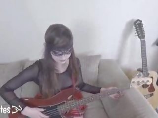 Preview&colon; attraente emo guitar lezione difficile anale e mangia sborra