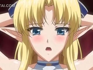 Hot blonde anime fairy cunt banged hardcore