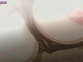 Buah dada besar animasi pornografi perempuan cabul mendapat alat kemaluan wanita cabut tulang