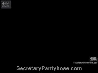 Incroyable secrétaire collants mov starring nicolas, rolf, connie