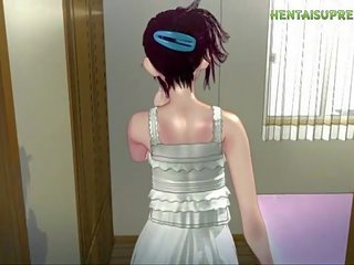 Hentaisupreme.com - هنتاي شاب امرأة بالكاد capable مع الأخذ أن قضيب في كس